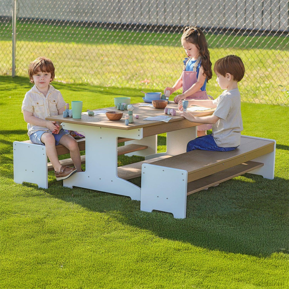 outdoorED™ Activity Table and Two Benches Set