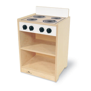 Let's Play Toddler Stove, Natural/White
