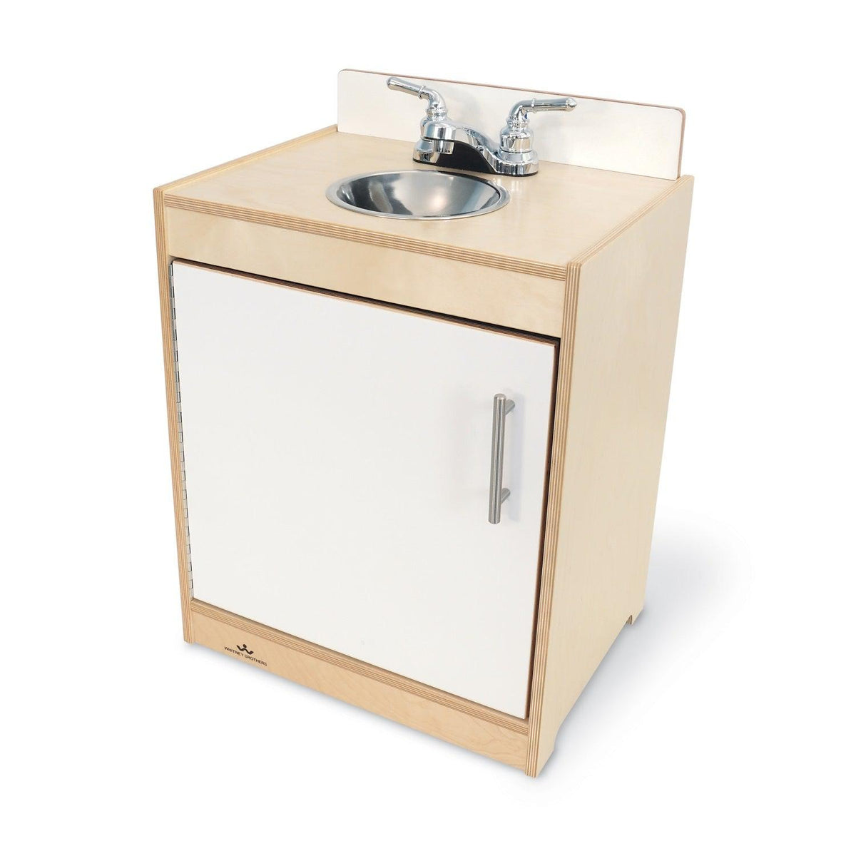 Contemporary Kitchen Sink, Natural/White