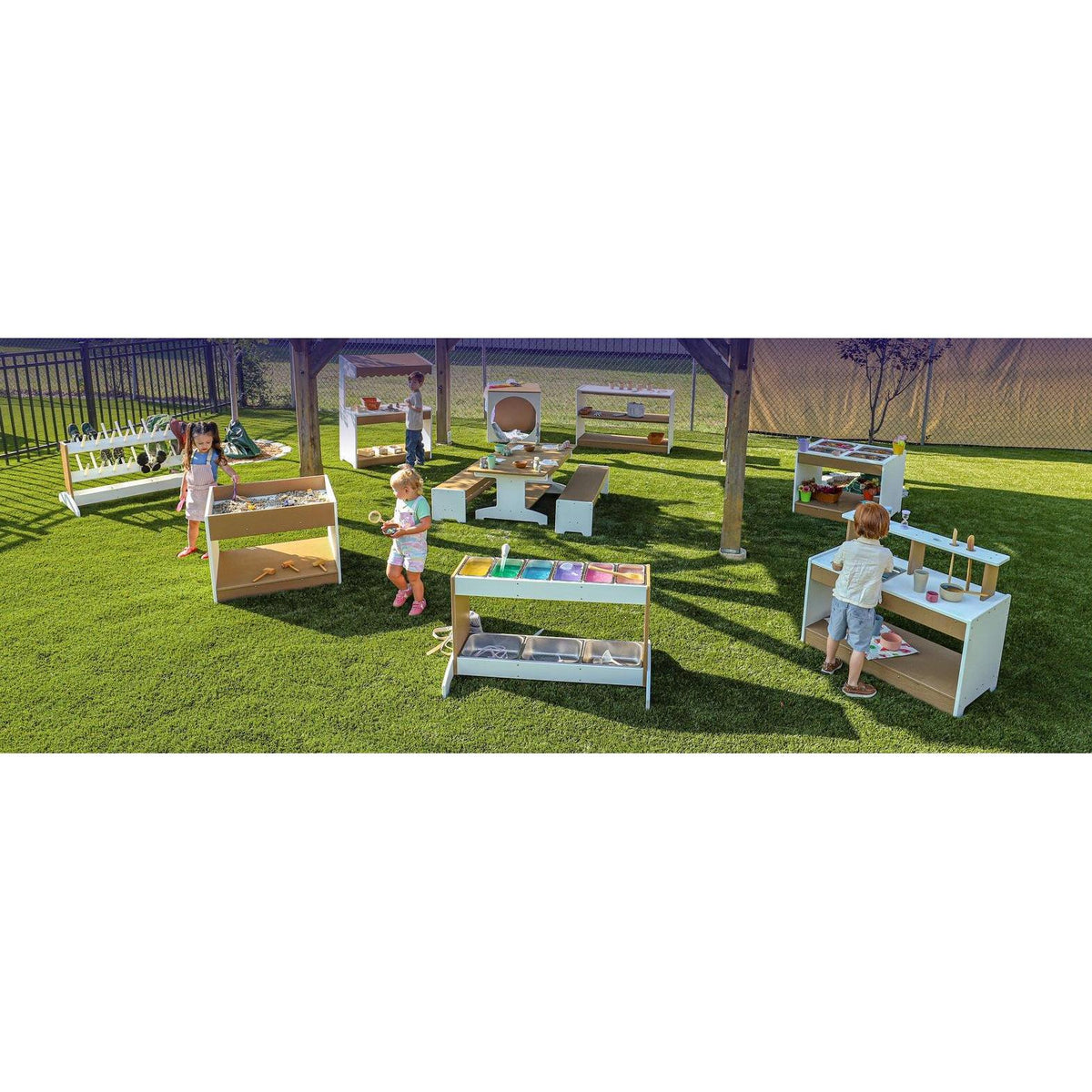 outdoorED™ Activity Table and Two Benches Set