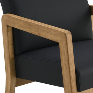 Medium Oak Finish Visitor's Chair with Memory Foam Seat,Silver Ion Technology Dillon Fabric Upholstery