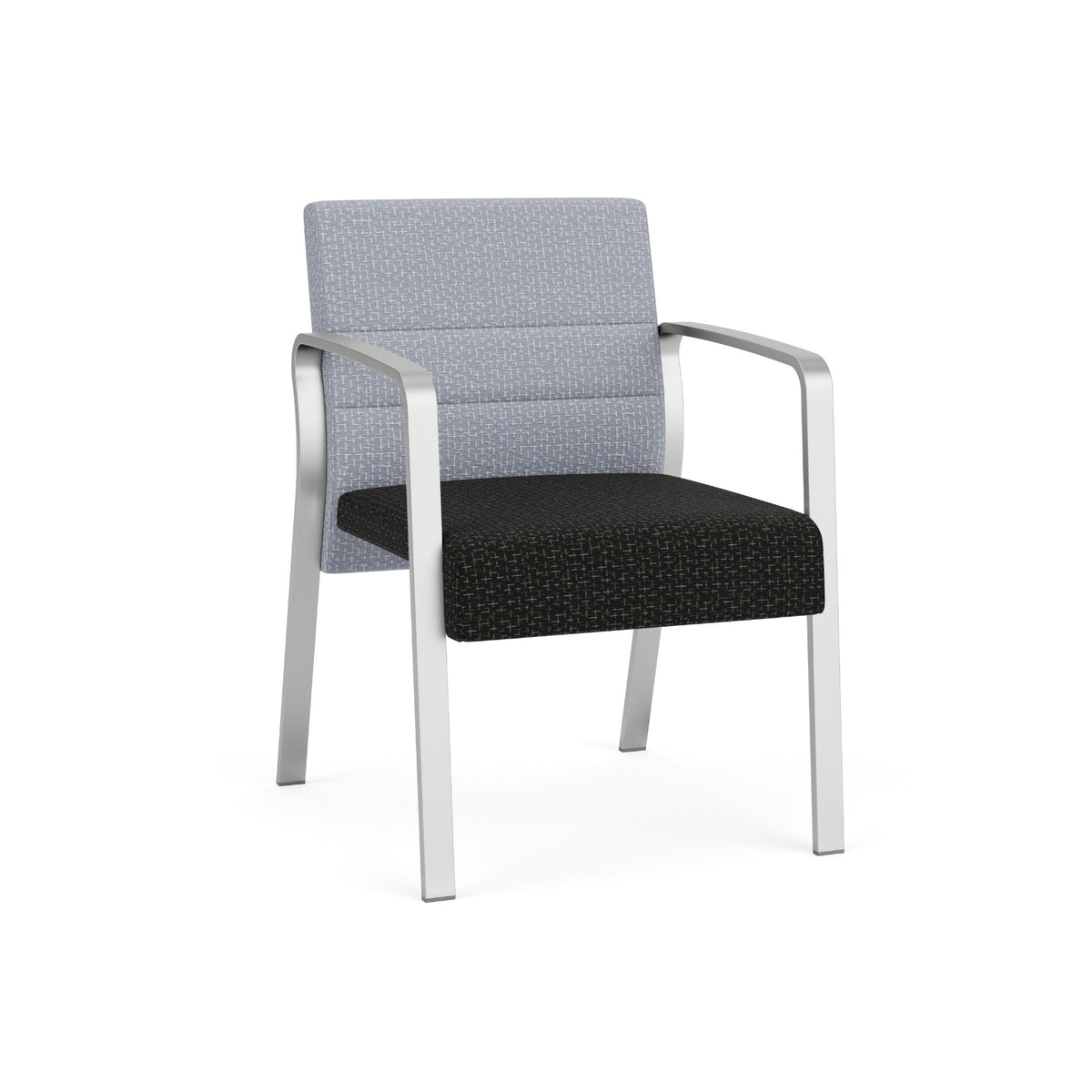 Waterfall Collection Reception Seating, Guest Chair, Leg Base, 400 lb. Capacity, Designer Fabric Upholstery, FREE SHIPPING