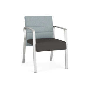 Waterfall Collection Reception Seating, Guest Chair, Leg Base, 400 lb. Capacity, Healthcare Vinyl Upholstery, FREE SHIPPING