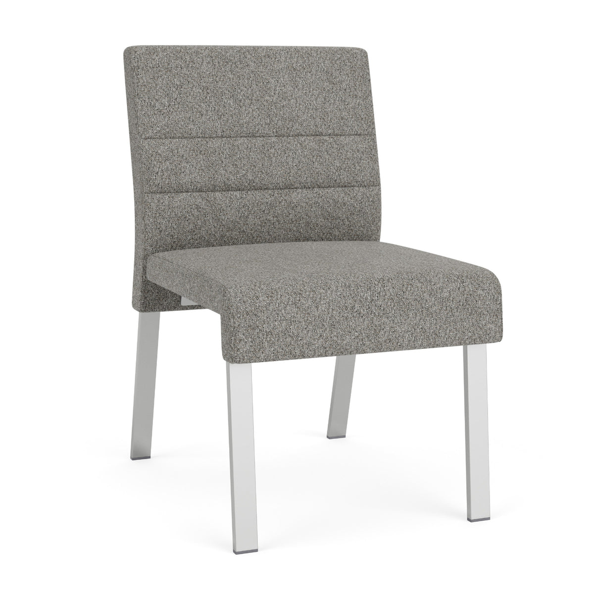Waterfall Collection Reception Seating, Armless Guest Chair, Leg Base, 400 lb. Capacity, Standard Fabric Upholstery, FREE SHIPPING