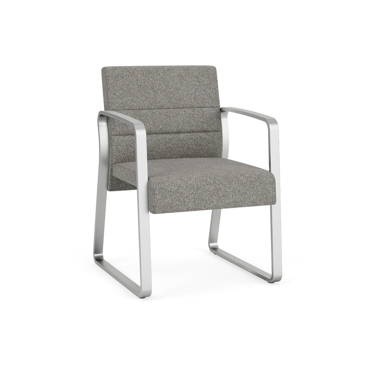 Waterfall Collection Reception Seating, Guest Chair, Sled Base, 400 lb. Capacity, Standard Fabric Upholstery, FREE SHIPPING