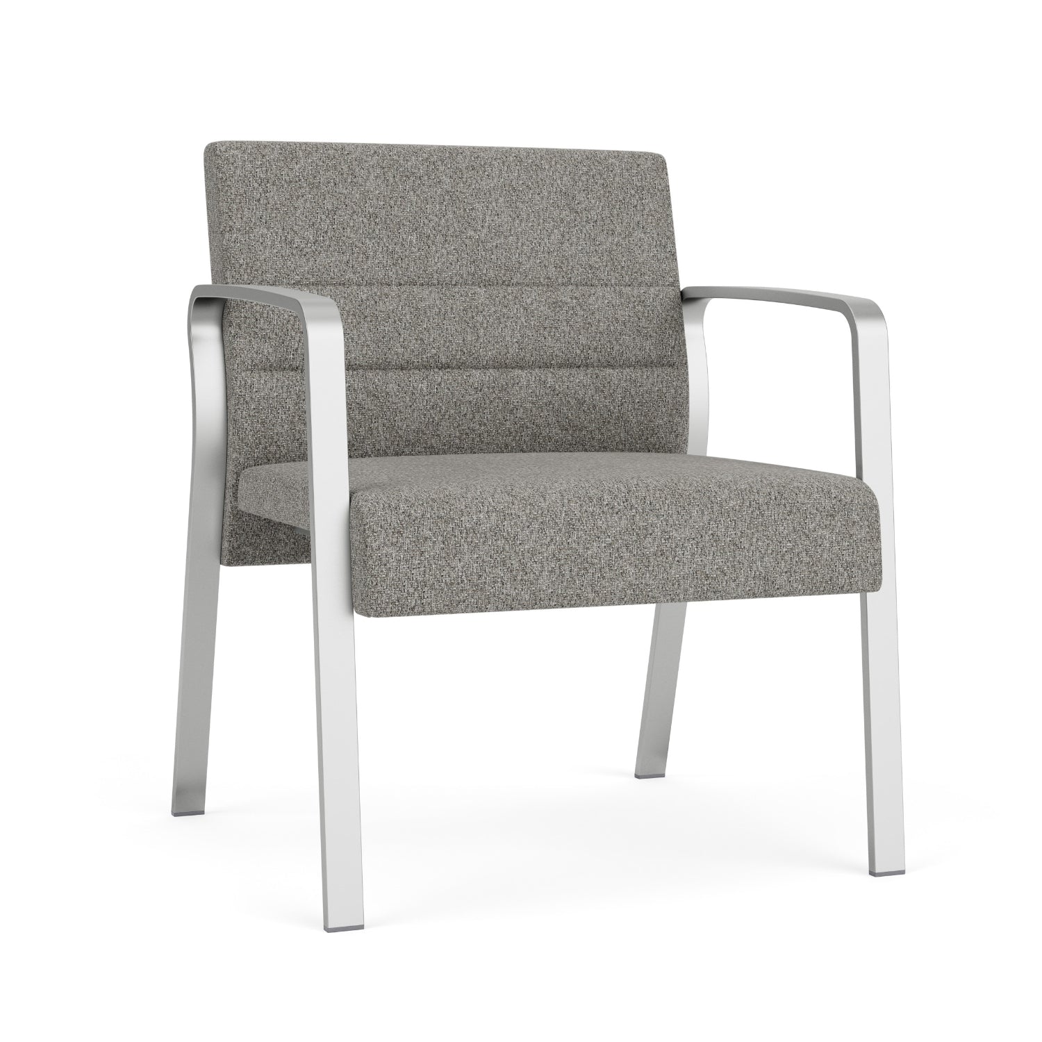 Waterfall Collection Reception Seating, Oversize Guest Chair, Leg Base, 500 lb. Capacity, Standard Fabric Upholstery, FREE SHIPPING