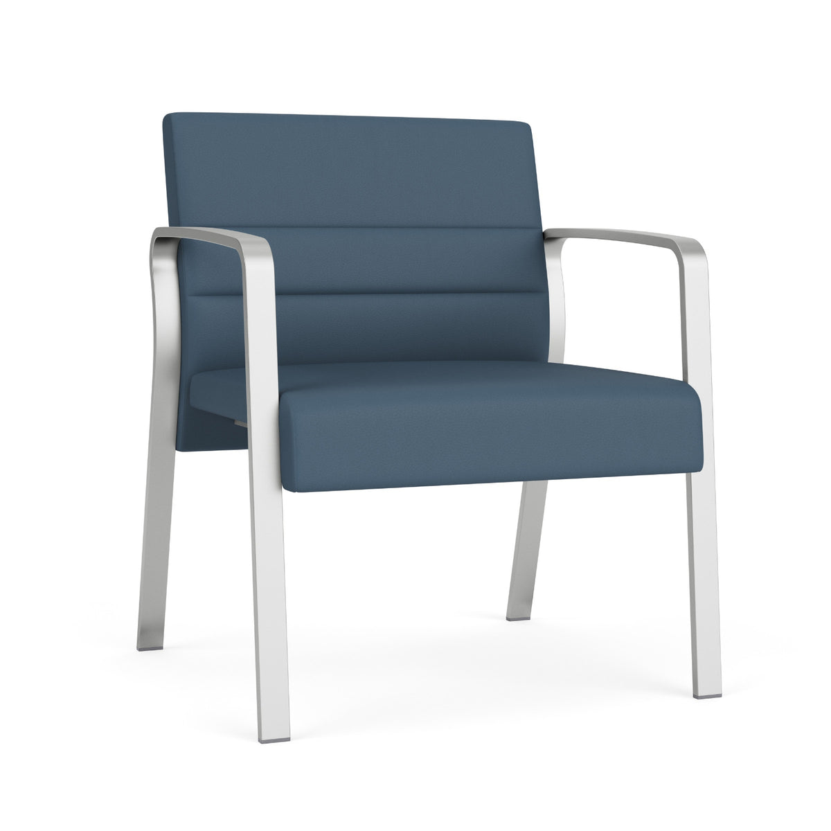 Waterfall Collection Reception Seating, Oversize Guest Chair, Leg Base, 500 lb. Capacity, Standard Vinyl Upholstery, FREE SHIPPING