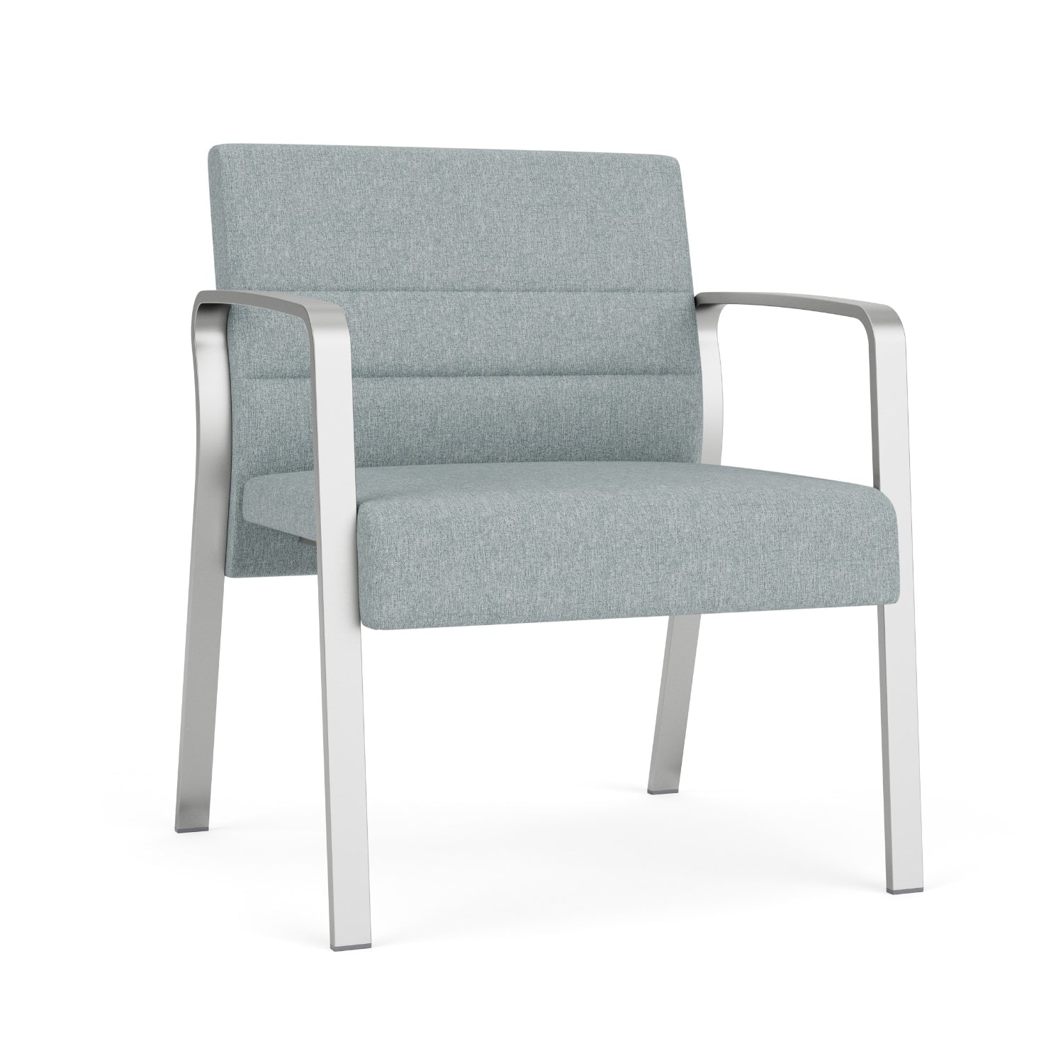 Waterfall Collection Reception Seating, Oversize Guest Chair, Leg Base, 500 lb. Capacity, Healthcare Vinyl Upholstery, FREE SHIPPING