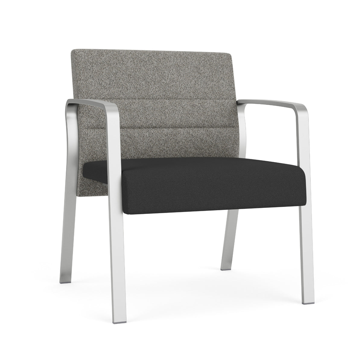 Waterfall Collection Reception Seating, Oversize Guest Chair, Leg Base, 500 lb. Capacity, Standard Fabric Upholstery, FREE SHIPPING