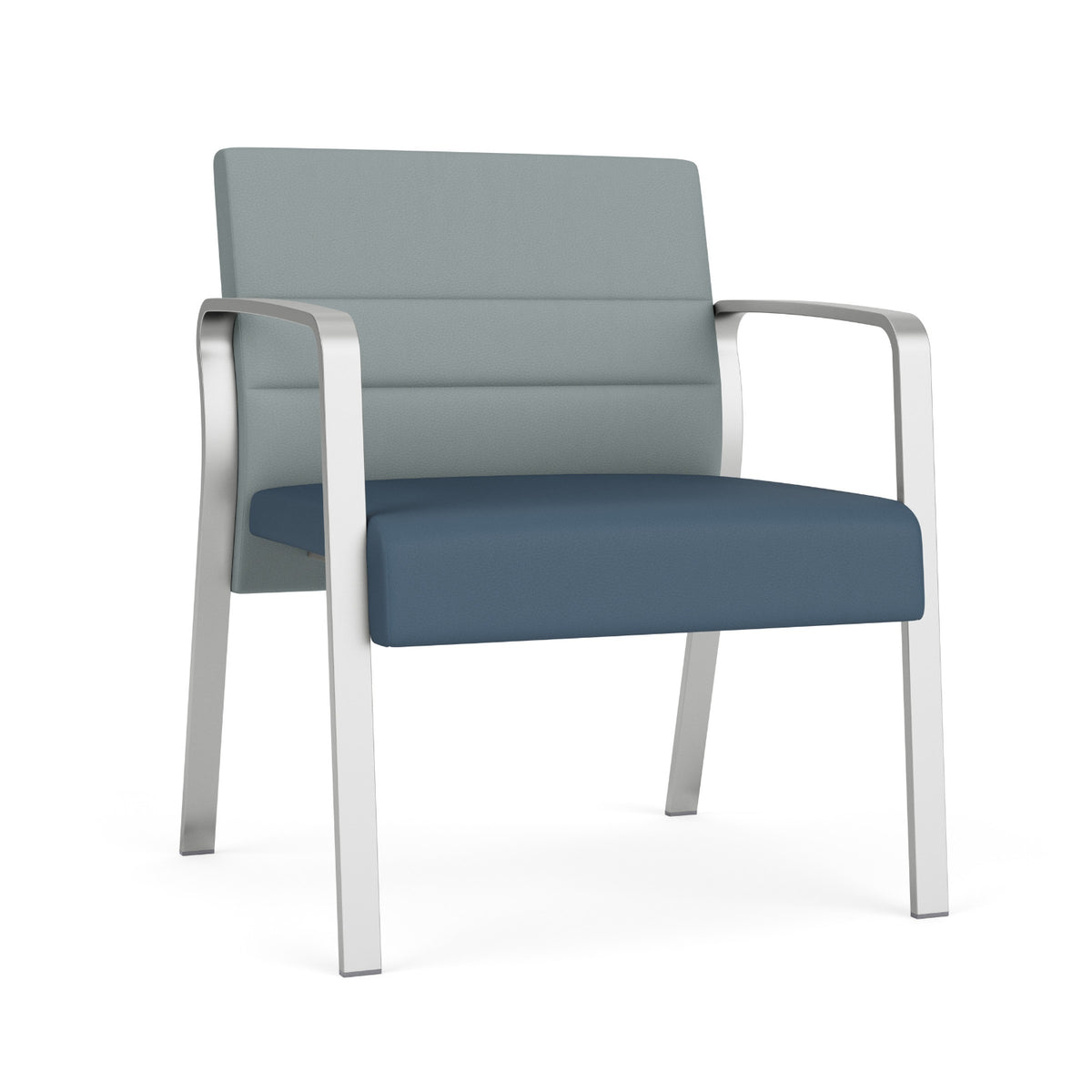 Waterfall Collection Reception Seating, Oversize Guest Chair, Leg Base, 500 lb. Capacity, Standard Vinyl Upholstery, FREE SHIPPING