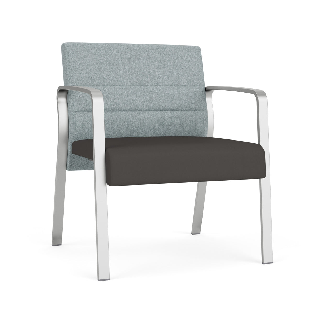 Waterfall Collection Reception Seating, Oversize Guest Chair, Leg Base, 500 lb. Capacity, Healthcare Vinyl Upholstery, FREE SHIPPING