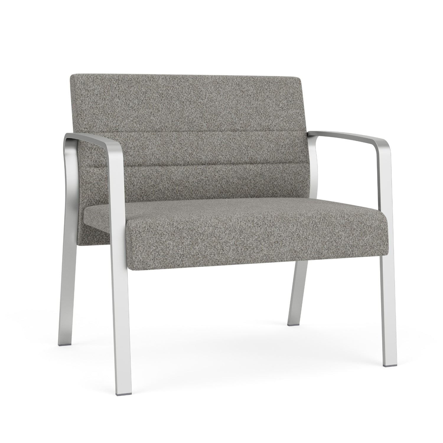 Waterfall Collection Reception Seating, Bariatric Chair, Leg Base, 750 lb. Capacity, Standard Fabric Upholstery, FREE SHIPPING