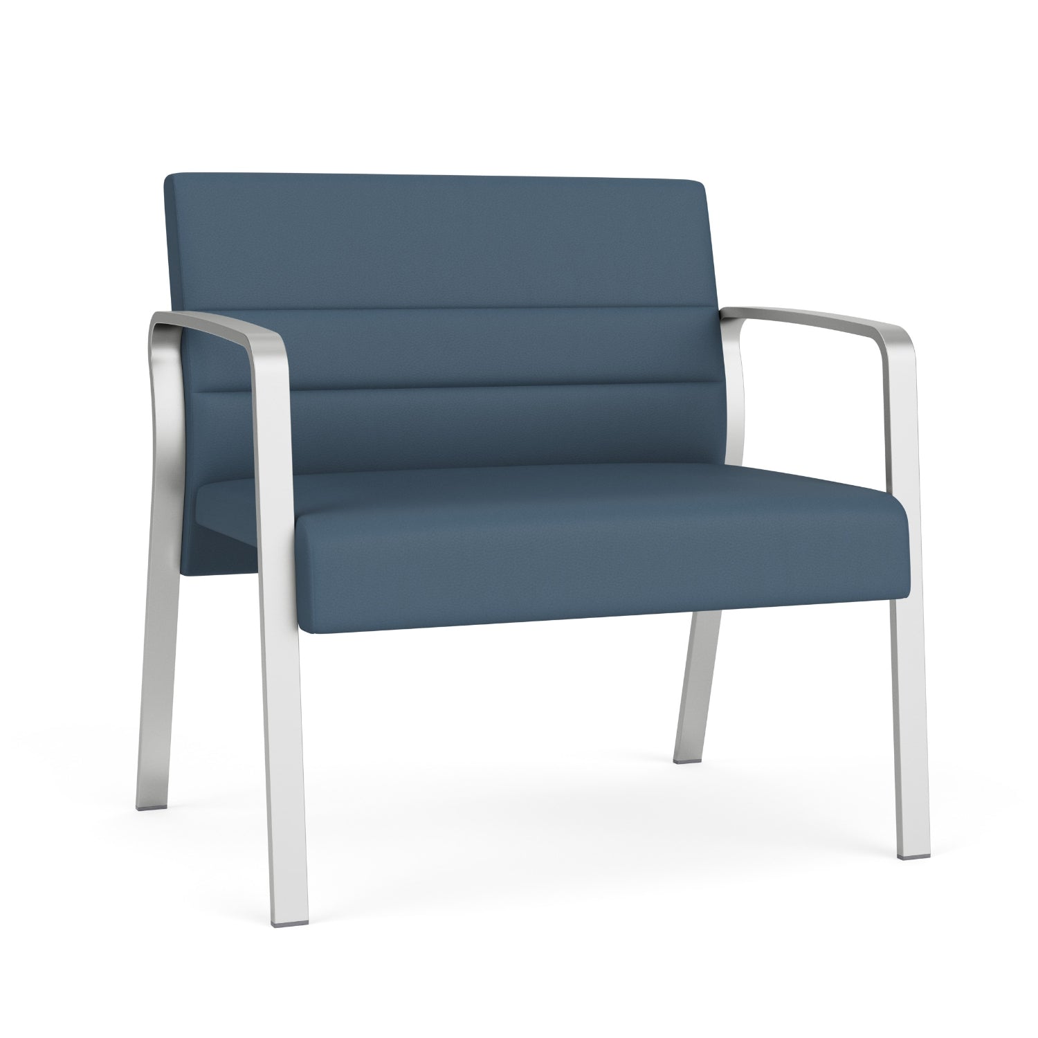 Waterfall Collection Reception Seating, Bariatric Chair, Leg Base, 750 lb. Capacity, Standard Vinyl Upholstery, FREE SHIPPING