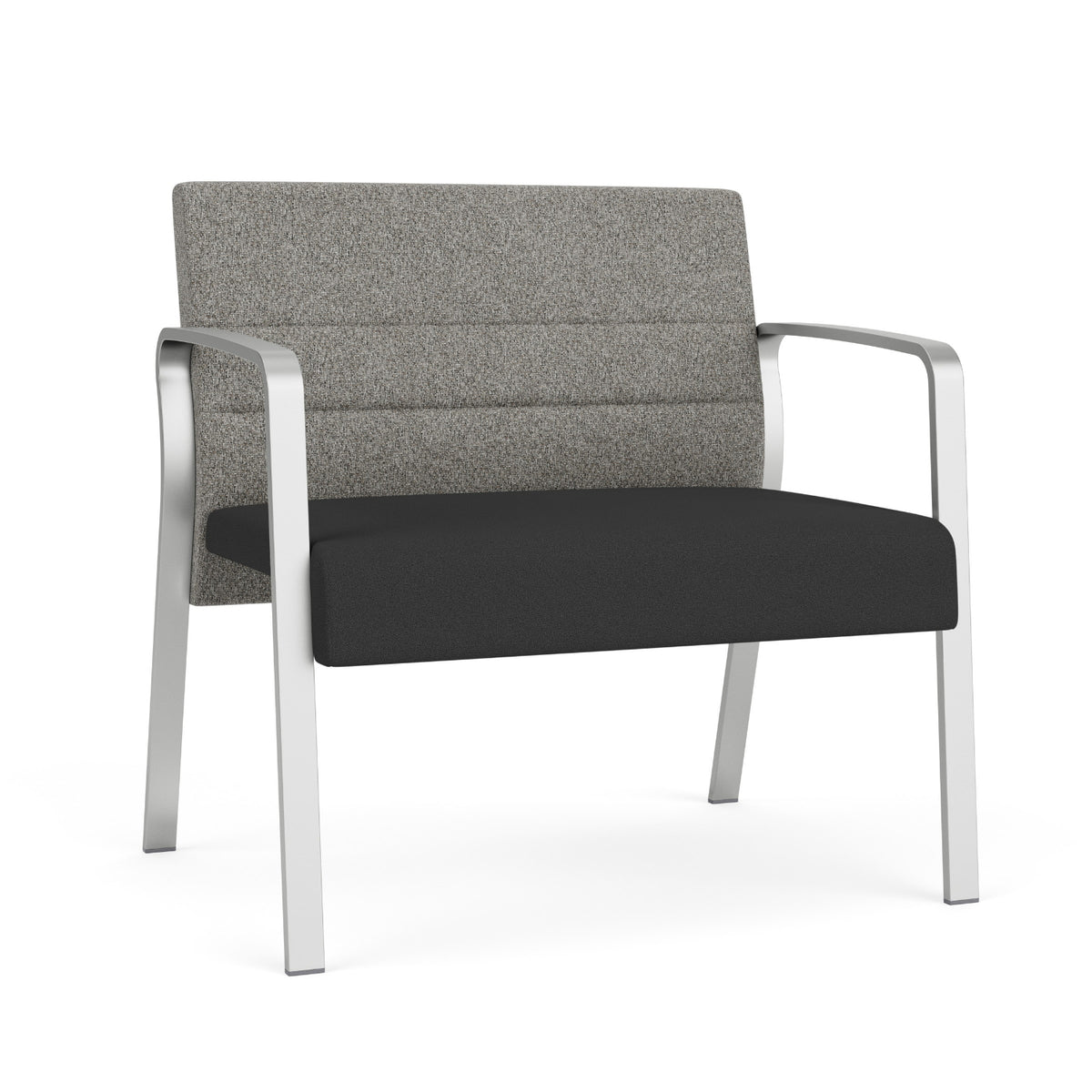 Waterfall Collection Reception Seating, Bariatric Chair, Leg Base, 750 lb. Capacity, Standard Fabric Upholstery, FREE SHIPPING