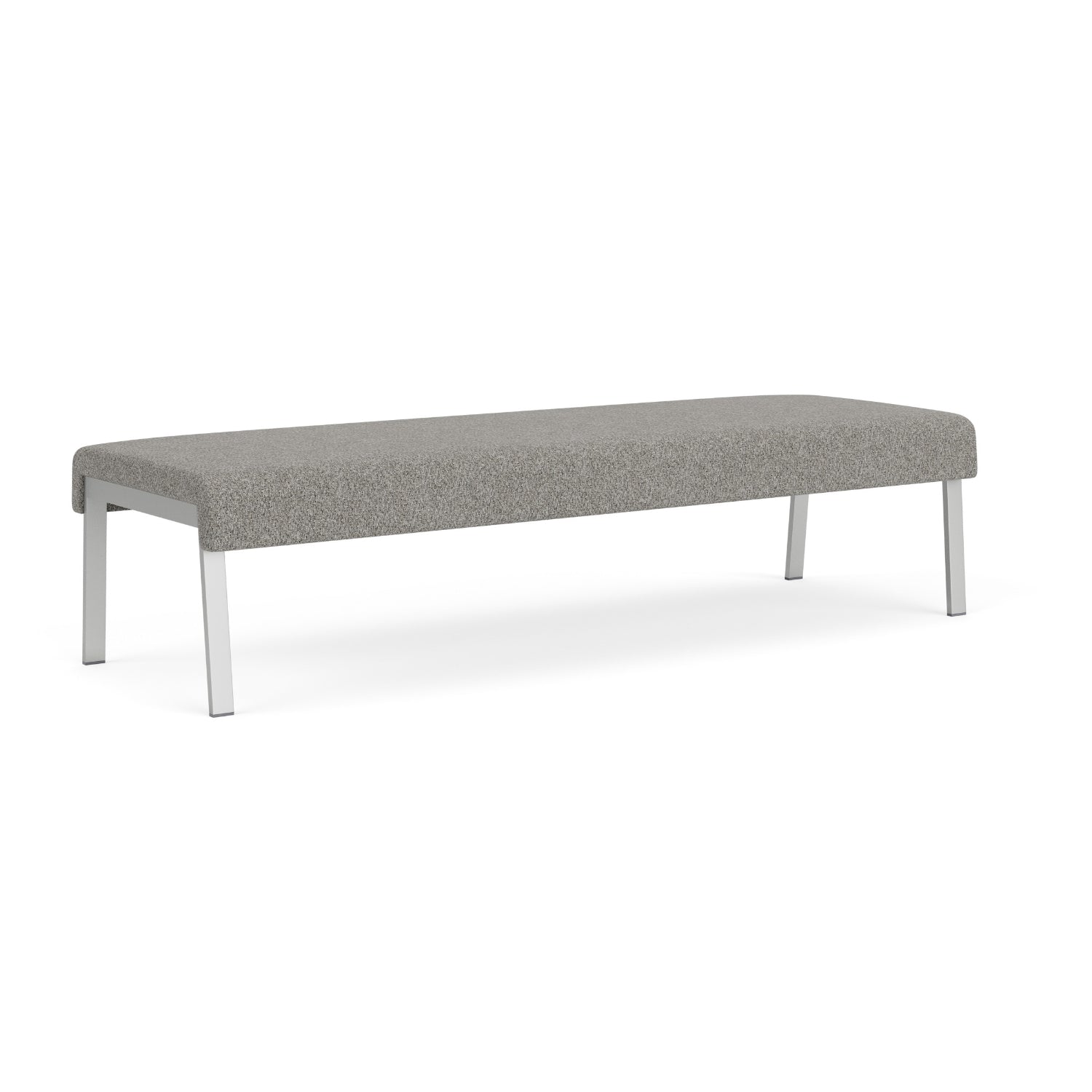Waterfall Collection Reception Seating, 3-Seat Bench, Leg Base, Standard Fabric Upholstery, FREE SHIPPING