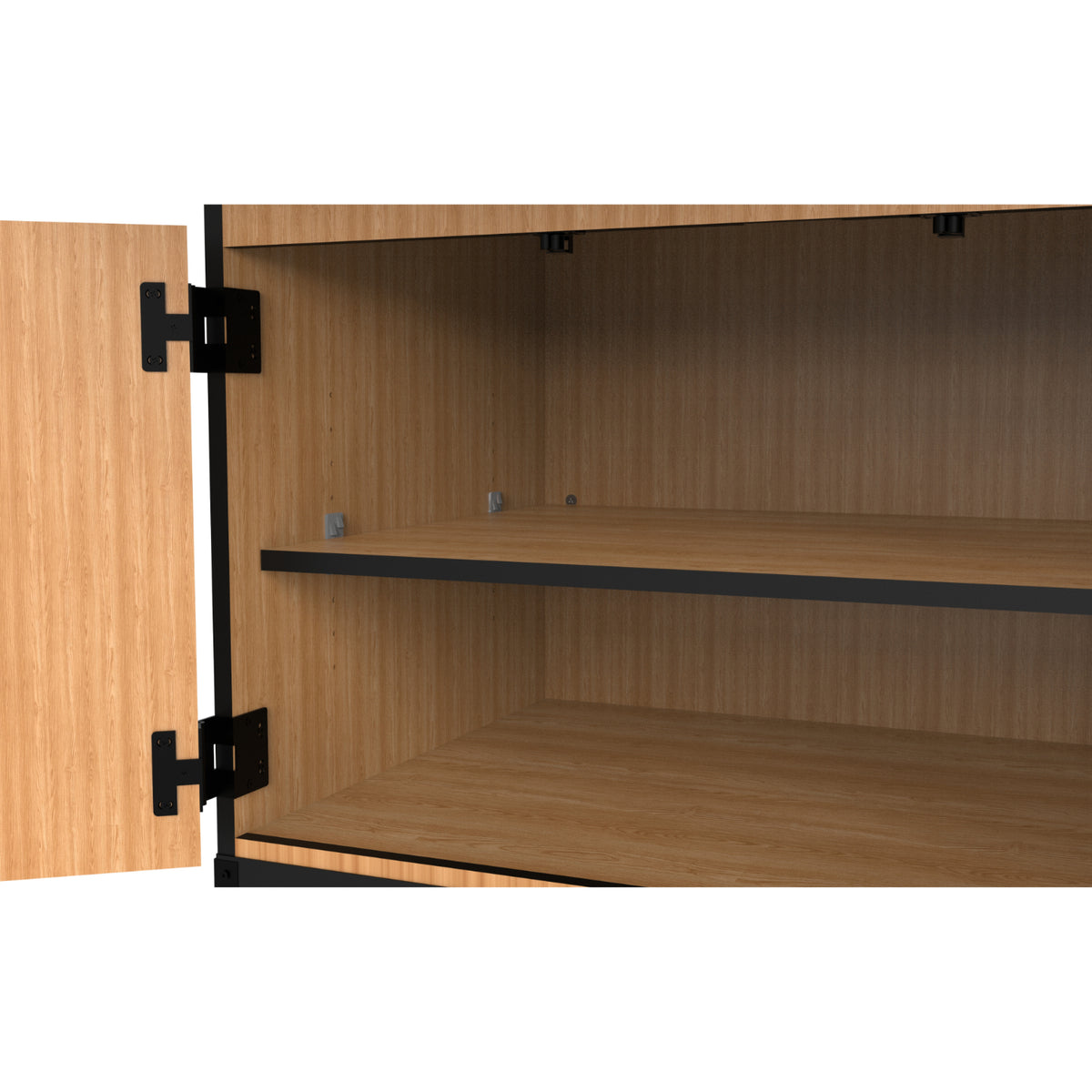 Hexagon 6-Person Science Workstation, Phenolic Top, Book Boxes