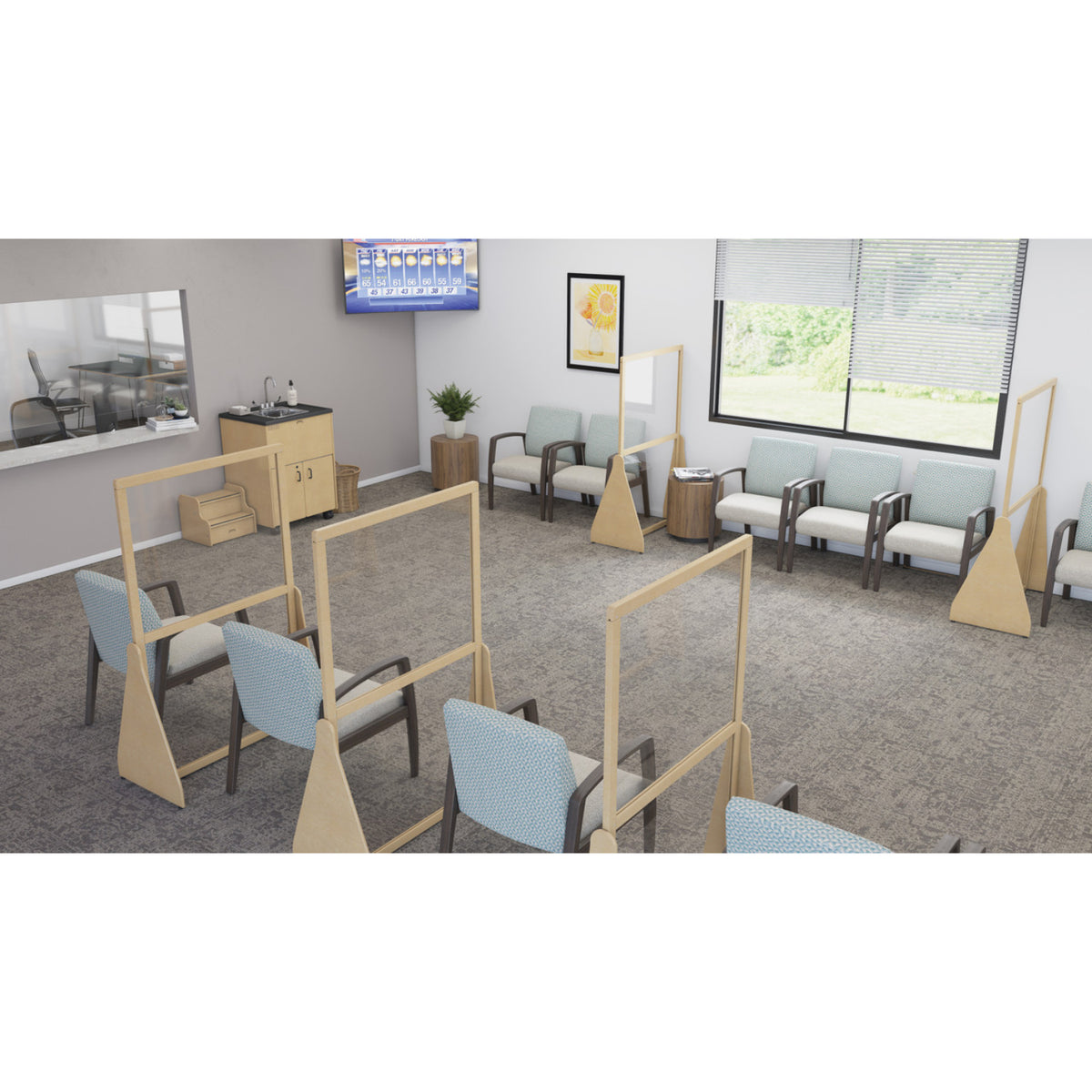 Jonti-Craft® See-Thru Small Crib and Space Divider, 20" W x 37" D x 59-1/2" H