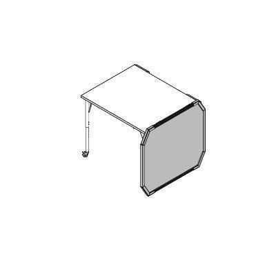 Acrylic Single End Panel for Aspire Esports Desk, FREE SHIPPING