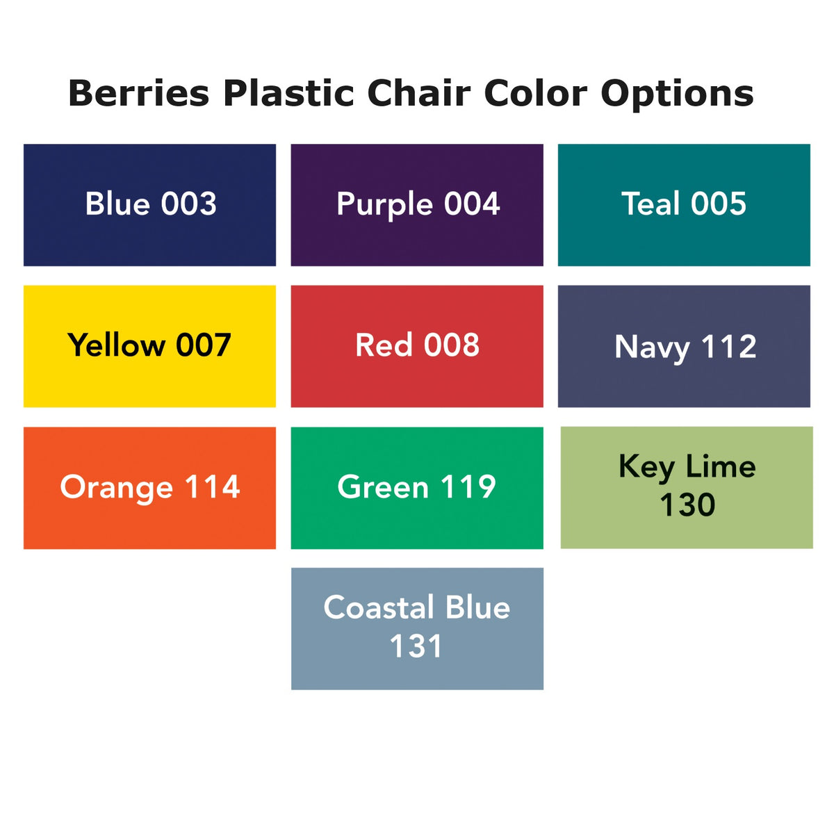 Jonti-Craft® Berries® Plastic Stacking Chair with Chrome Legs, 10" Seat Height