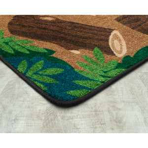 Joy Carpets Campfire Fun Rug, 7'8" x 10'9" Rectangle