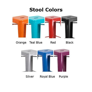 CEF Chameleon Classroom System Maker Table with 6 Stools, 40" W x 70" L x 26" H