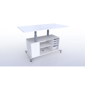 CEF Limber Height Adjustable Tilting Table with HPL Dry Erase Top