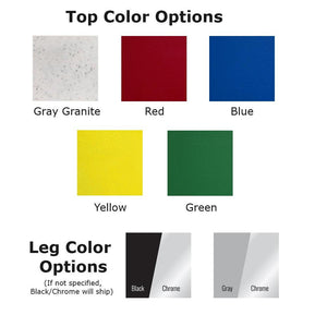 Correll Commercial Blow-Molded Plastic Adjustable Height Activity Table, Rectangle, 30" x 60"