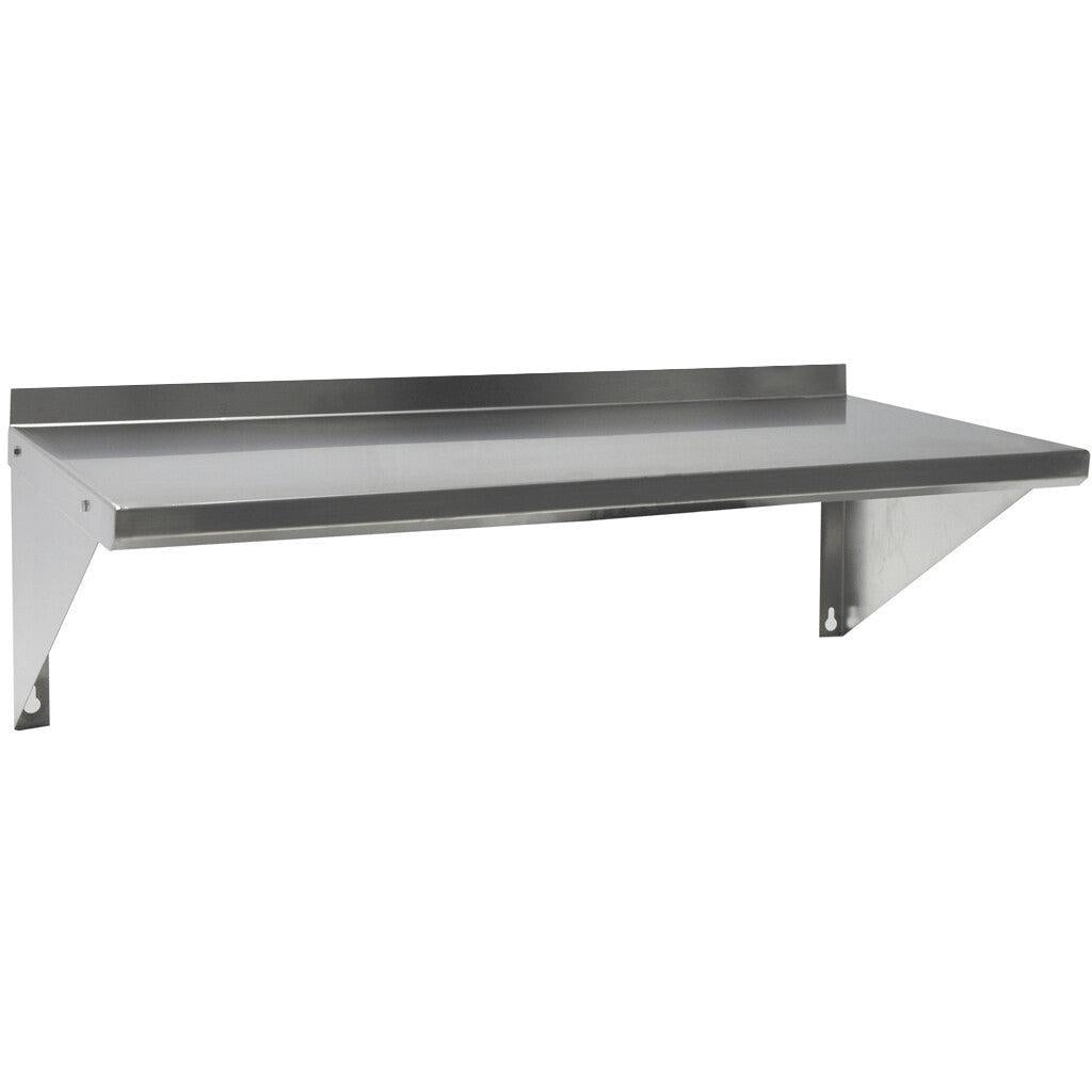 Stainless Steel Wall Shelf, 36" L