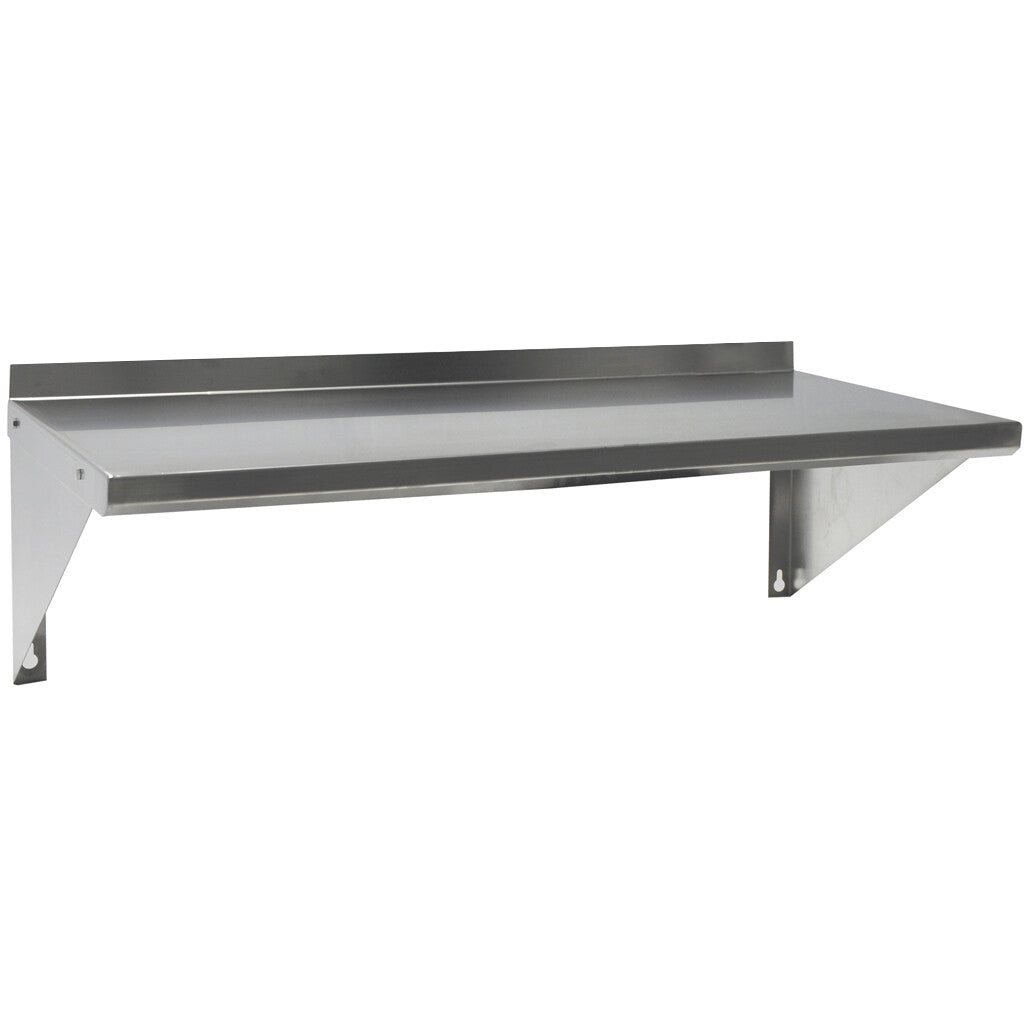 Stainless Steel Wall Shelf, 48" L