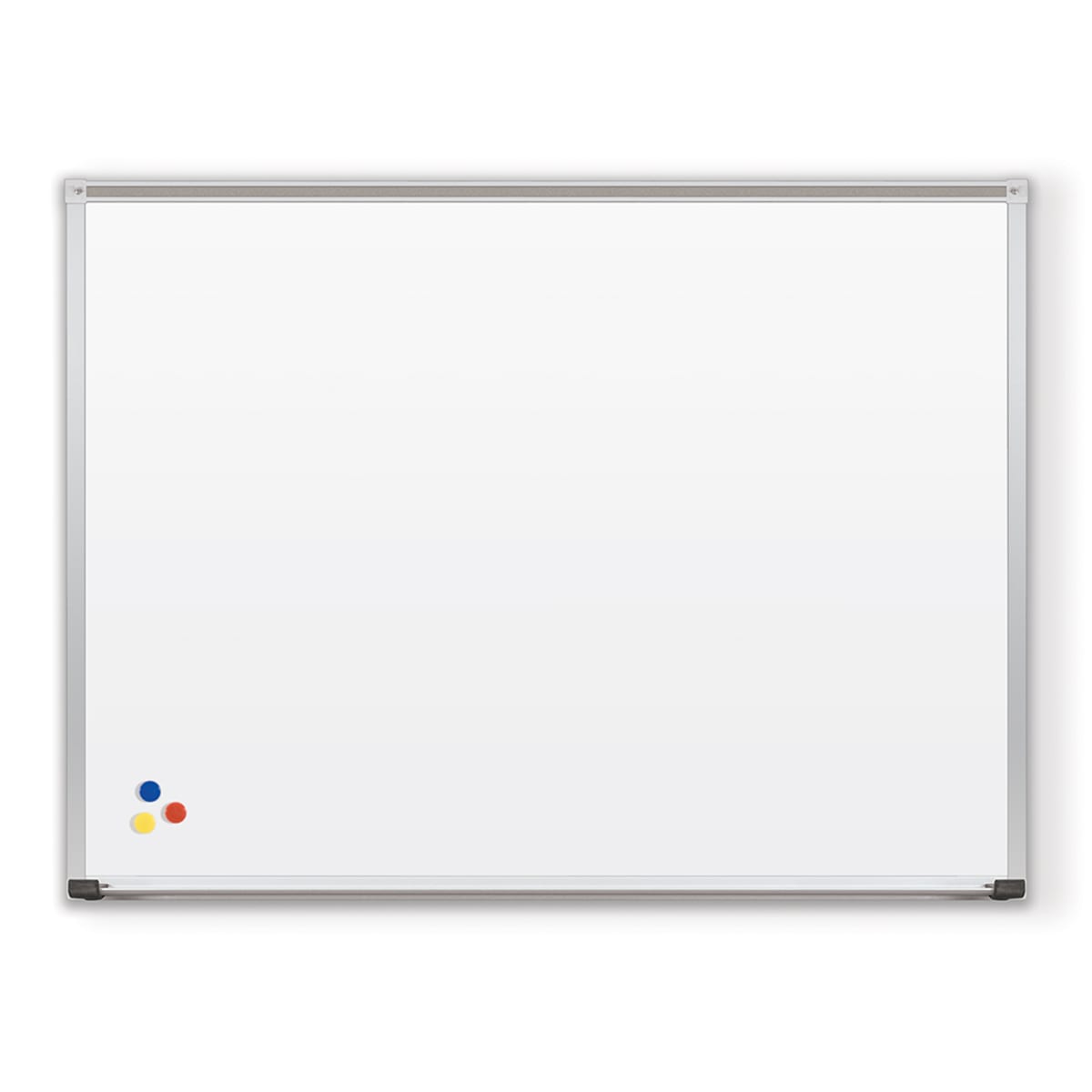 Mooreco Porcelain Steel Whiteboard with Deluxe Aluminum Trim, 3' H x 4' W