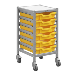 Dynamis High-Density Storage Collection, Low Single Cart Set with 6 Shallow Trays, FREE SHIPPING