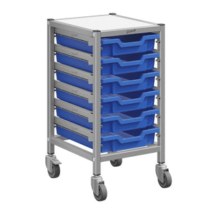 Dynamis High-Density Storage Collection, Low Single Cart Set with 6 Shallow Trays, FREE SHIPPING