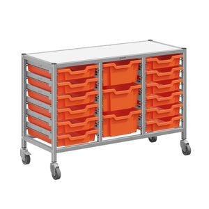 Dynamis High-Density Storage Collection, Low Triple Cart Set with 12 Shallow and 3 Deep Trays, FREE SHIPPING