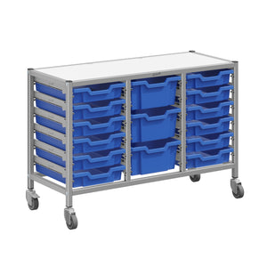 Dynamis High-Density Storage Collection, Low Triple Cart Set with 12 Shallow and 3 Deep Trays, FREE SHIPPING