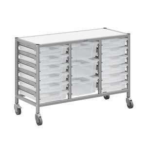 Dynamis High-Density Storage Collection, Low Triple Cart Set with 12 Shallow and 3 Deep Trays, FREE SHIPPING