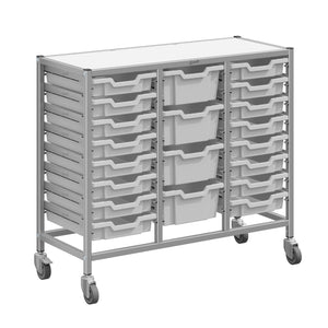 Dynamis High-Density Storage Collection, Medium Triple Cart Set with 16 Shallow and 4 Deep Trays, FREE SHIPPING