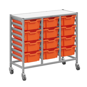 Dynamis High-Density Storage Collection, Medium Triple Cart Set with 12 Deep Trays, FREE SHIPPING