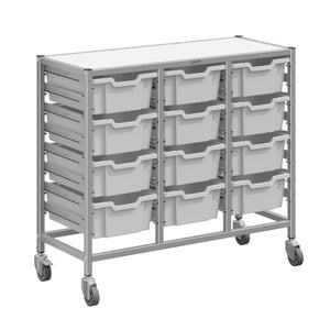 Dynamis High-Density Storage Collection, Medium Triple Cart Set with 12 Deep Trays, FREE SHIPPING