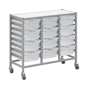 Dynamis High-Density Storage Collection, Medium Triple Cart Set with 12 Deep Trays, FREE SHIPPING