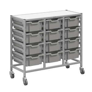 Dynamis High-Density Storage Collection, Medium Triple Cart Set with 12 Deep Trays, FREE SHIPPING