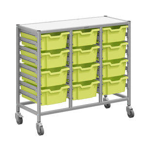 Dynamis High-Density Storage Collection, Medium Triple Cart Set with 12 Deep Trays, FREE SHIPPING