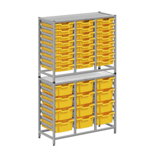 Dynamis High-Density Storage Collection, Tall Fixed Frame Combo Set with 24 Shallow and 12 Deep Trays, FREE SHIPPING