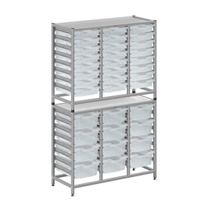 Dynamis High-Density Storage Collection, Tall Fixed Frame Combo Set with 24 Shallow and 12 Deep Trays, FREE SHIPPING