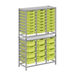 Dynamis High-Density Storage Collection, Tall Fixed Frame Combo Set with 24 Shallow and 12 Deep Trays, FREE SHIPPING