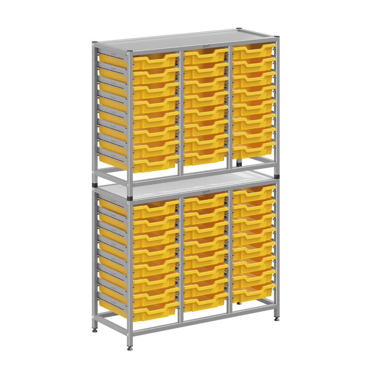 Dynamis High-Density Storage Collection, Tall Fixed Frame Combo Set with 48 Shallow Trays, FREE SHIPPING