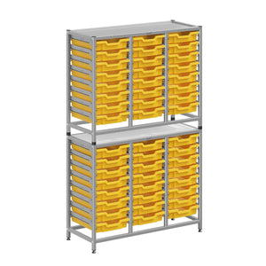 Dynamis High-Density Storage Collection, Tall Fixed Frame Combo Set with 48 Shallow Trays, FREE SHIPPING