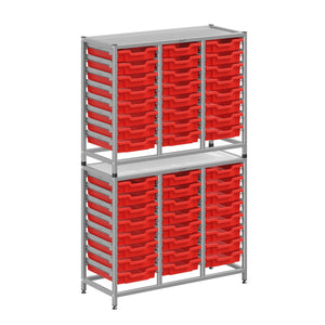 Dynamis High-Density Storage Collection, Tall Fixed Frame Combo Set with 48 Shallow Trays, FREE SHIPPING