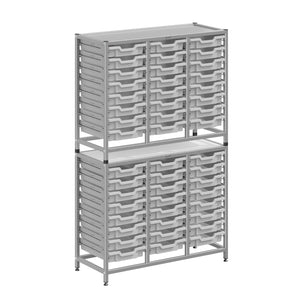 Dynamis High-Density Storage Collection, Tall Fixed Frame Combo Set with 48 Shallow Trays, FREE SHIPPING