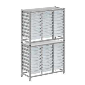 Dynamis High-Density Storage Collection, Tall Fixed Frame Combo Set with 48 Shallow Trays, FREE SHIPPING