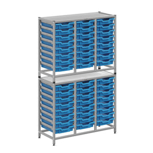 Dynamis High-Density Storage Collection, Tall Fixed Frame Combo Set with 48 Shallow Trays, FREE SHIPPING